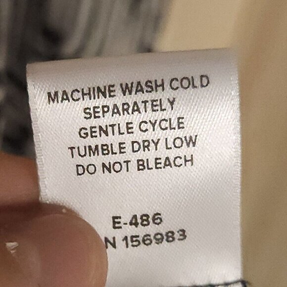 Peyton Jensen Black Off The Shoulder Silky Blouse Small - Picture 7 of 7